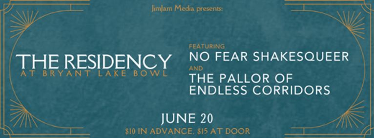 The Residency at BLB show poster