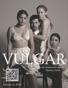 VULGAR show poster