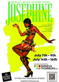 JOSEPHINE: A MUSICAL CABARET starring Tamysha Harris as Josephine Baker show poster