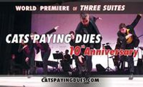 Cats Paying Dues - 10th Anniversary show poster
