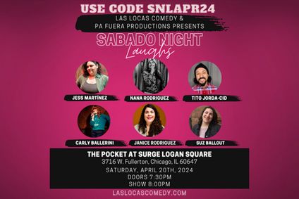 Sabado Night Laughs - April 2024 - 420 Edition show poster