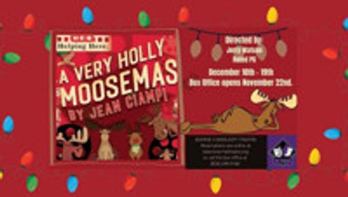 A Very Holly Moosemas show poster