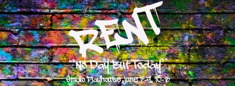 RENT show poster