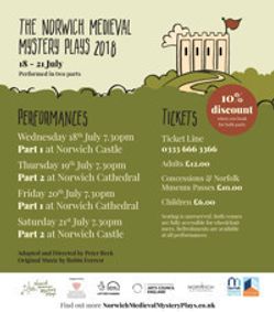Norwich Medieval Mystery Plays show poster