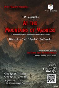 At the Mountains of Madness and The Thing from Another World show poster