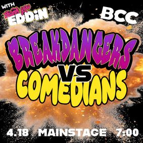 Breakdancers VS Comedians show poster