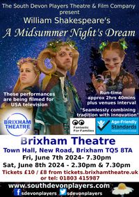 William Shakespeare's A Midsummer Night's Dream show poster