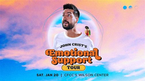 John Crists's Emotional Support Tour show poster