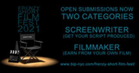 Open Call Frenzy Short Film Festival 2021 show poster