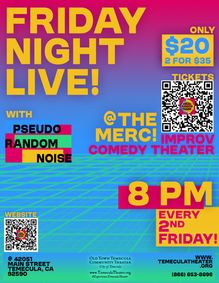 FRIDAY NIGHT LIVE! show poster