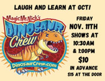 Dinosaur Crew show poster