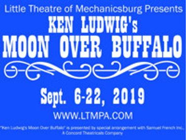 Ken Ludwig's Moon Over Buffalo show poster