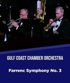 Gulf Coast Chamber Orchestra: Farrenc Symphony No.3 show poster