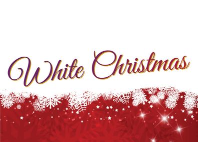 White Christmas show poster