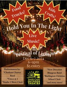 Hold You in the Light: Festival of Lights show poster