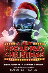 A Very Broadway Christmas show poster