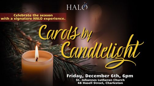 HALO presents Carols by Candlelight show poster