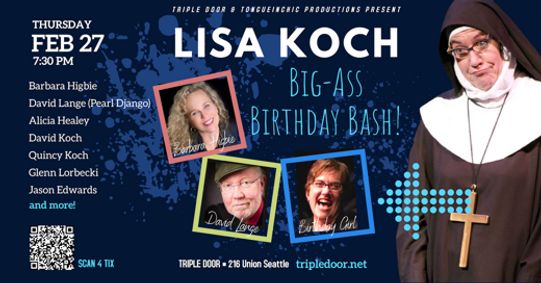 Lisa Koch Big-Ass Birthday Bash show poster