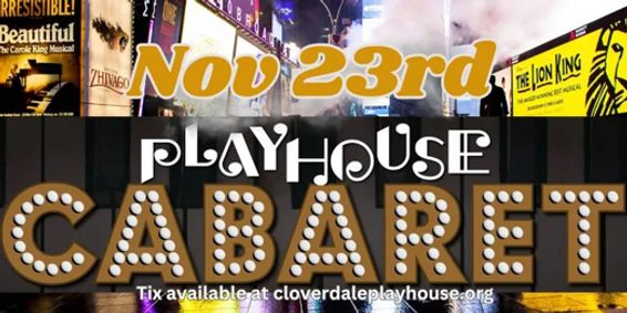 Playhouse Cabaret show poster