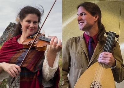 Karen Burciaga & Matthew Wright present their concert “Liberty Tree” as part of Hancock Church’s Noontime concert series show poster
