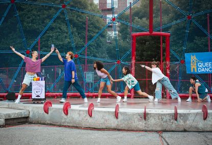 Performances at Windmuller Park, Woodside show poster