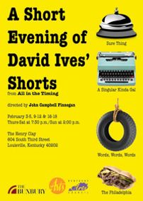 A Short Evening of David Ives’ Shorts show poster