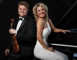 Violinist David Coucheron with Pianist Julie Coucheron in Atlanta