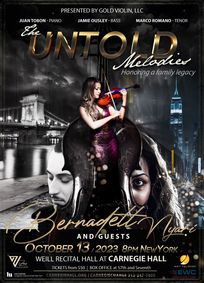 The Untold Melodies show poster