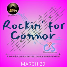 Band Central Presents “Rockin’ for Connor” show poster