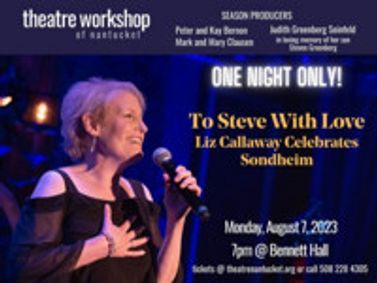 To Steve With Love, Liz Callaway Celebrates Sondheim show poster