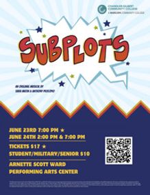 SUBPLOTS: Musical show poster