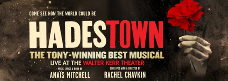 Hadestown at Walter Kerr Theatre show poster