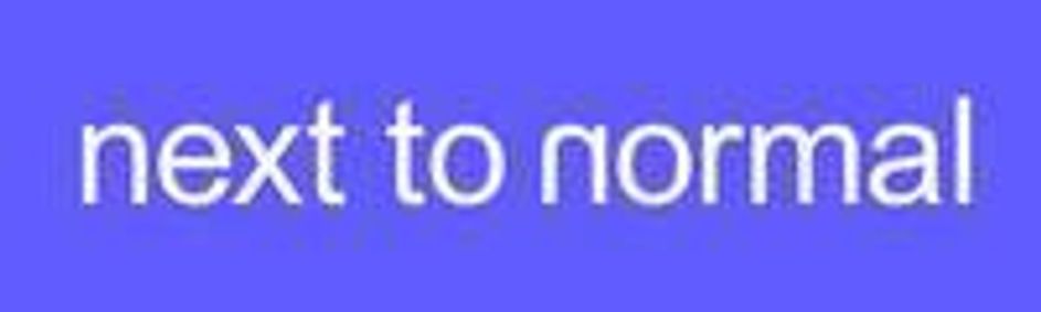 Next to Normal show poster