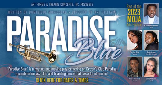 Paradise Blue show poster