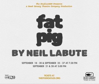 Fat Pig show poster