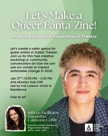 Let's Make a Queer Fanta-Zine! Imagining Expansive Possibilities in Theatre 