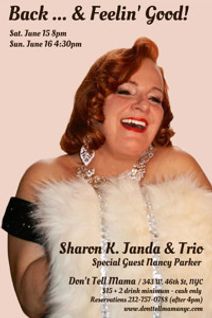 Back ... & Feelin' Good / Sharon K. Janda & Trio
