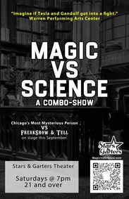 Magic VS Science show poster