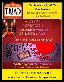 A LESBIAN, A DIVORCEE, & A MARRIED WOMAN WALK INTO A BARE, THE REST IS A MUSICIAL COMEDY!