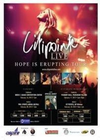 Citipointe Live “Hope is Erupting” Tour show poster
