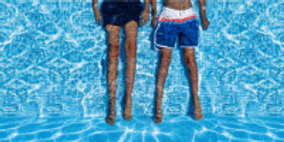 Brown Boys Swim show poster