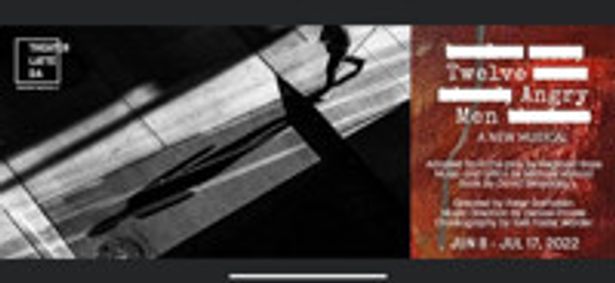 Twelve Angry Men, A New Musical show poster