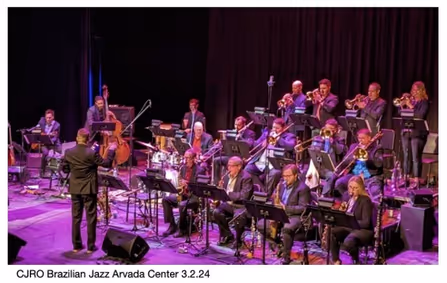 Colorado Jazz Rep Orchestra - Rhythm & Brass: A Latin Jazz Fiesta show poster