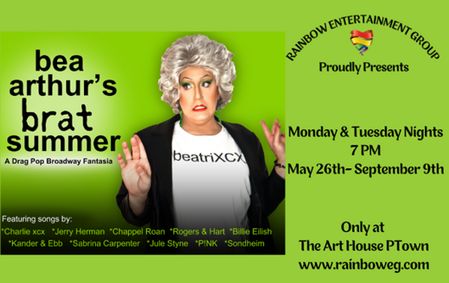 BEA ARTHUR'S BRAT SUMMER PTOWN 2025 show poster