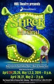 Shrek the Musical show poster