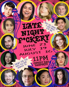 Late Night Fckery show poster