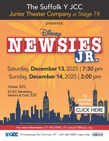 Newsies Jr. show poster