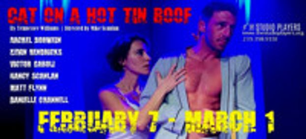 Cat on a Hot Tin Roof show poster