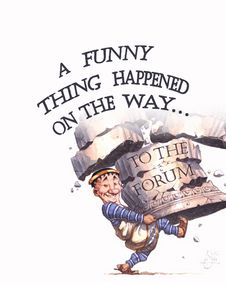 A Funny Thing Happened On The Way To The Forum show poster
