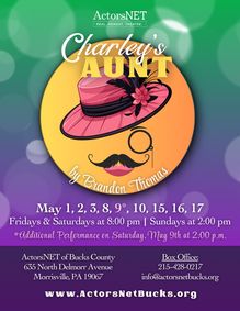 CHARLEY'S AUNT by Brandon Thomas show poster